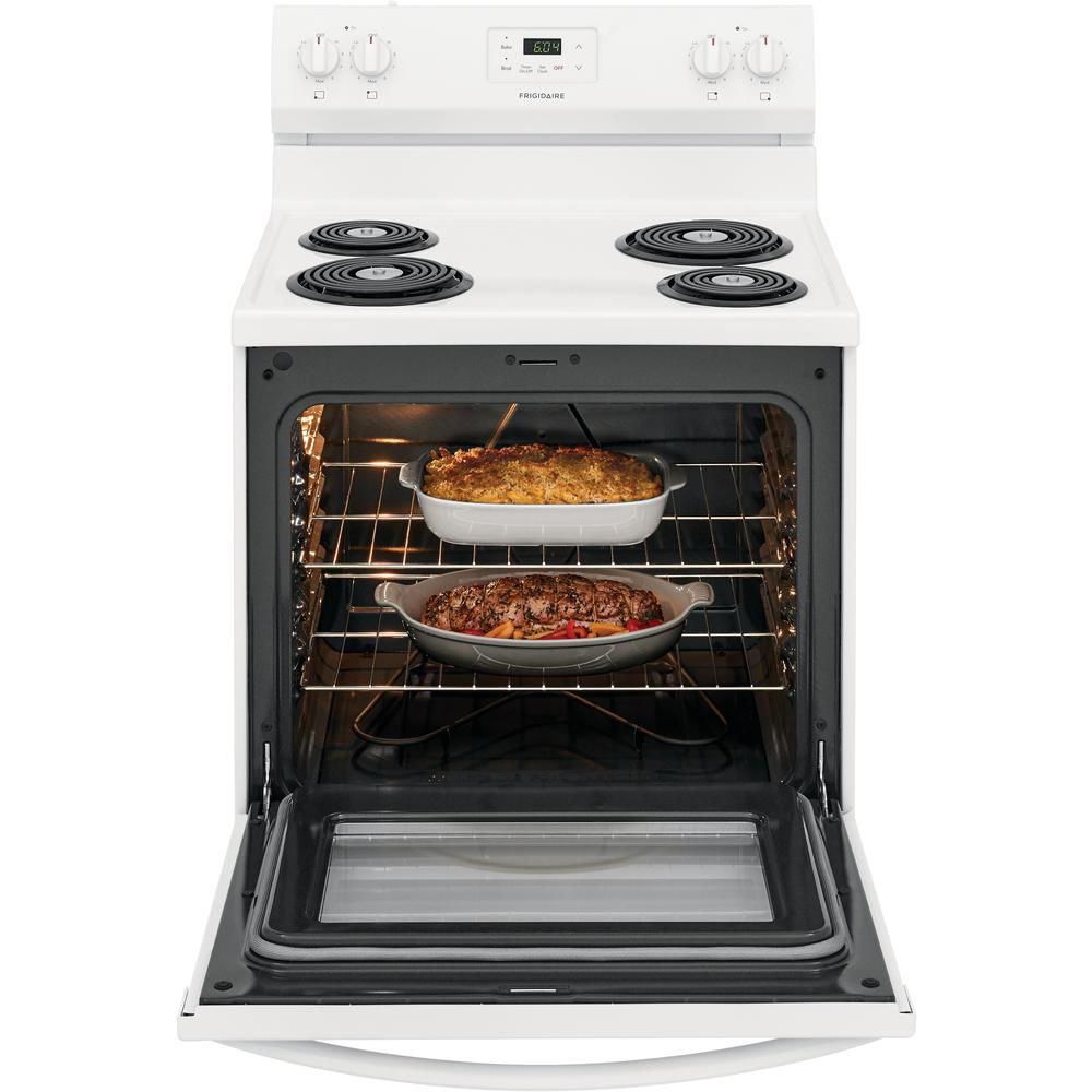 30in White Electric Range Kimbrell's Furniture