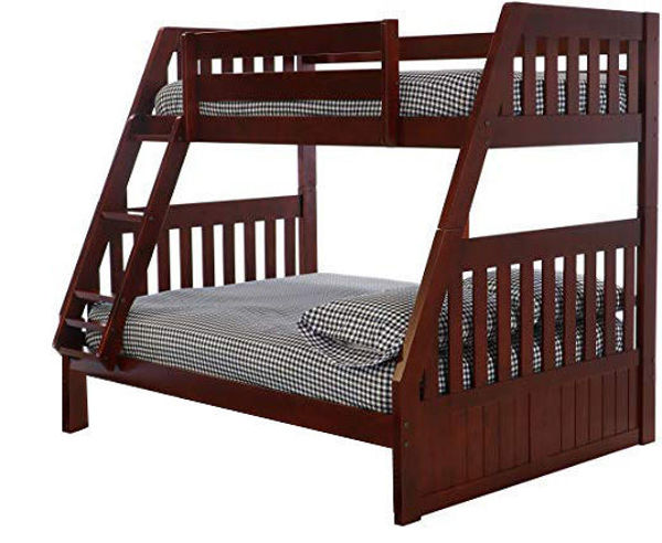 Picture of Merlot Twin/Full Bunk Bed