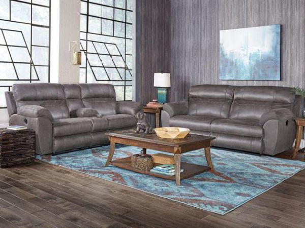 Picture of Atlas - Charcoal Recl Consl Loveseat