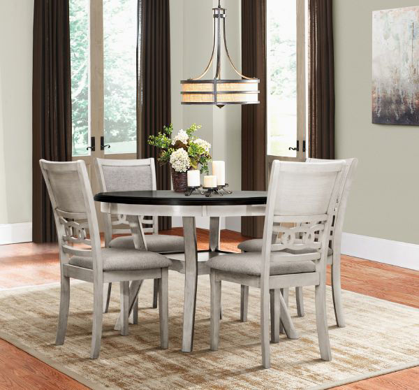 Picture of Mia - White 5PC Dining Set
