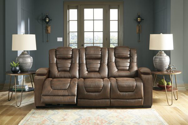 Picture of Owner's Box - Thyme Dual Power Reclining Sofa