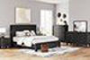 Picture of Toretto - Charcoal Queen Bed