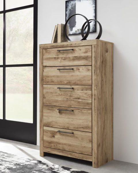 Picture of Hyanna - Tan 5-Drawer Chest