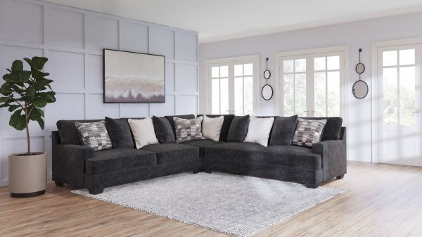 Picture of Lavernett - Charcoal 3PC Sectional