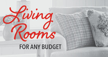 Living rooms for any budget