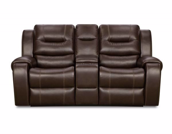 Jamestown Umber Reclining Loveseat