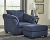 Picture of Darcy - Blue Ottoman