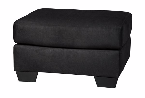 Picture of Darcy - Black Ottoman