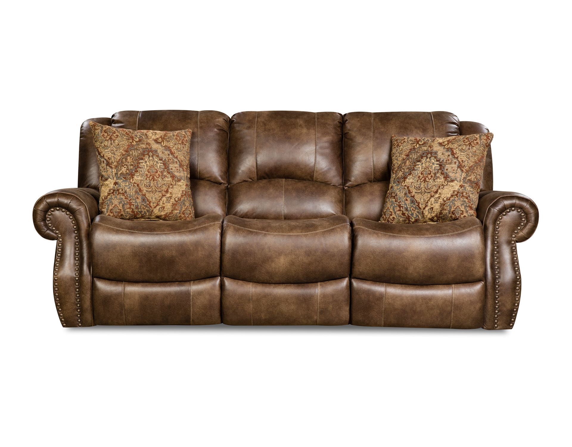 Waylon Mocha Reclining Sofa Kimbrell's Furniture