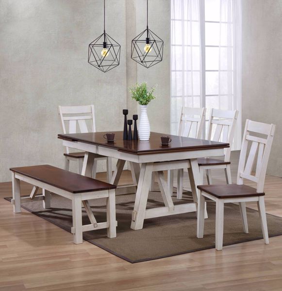 Winslow Table With 4 Chairs Bench
