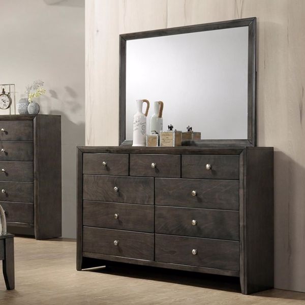 Picture of Evan - Gray Dresser & Mirror