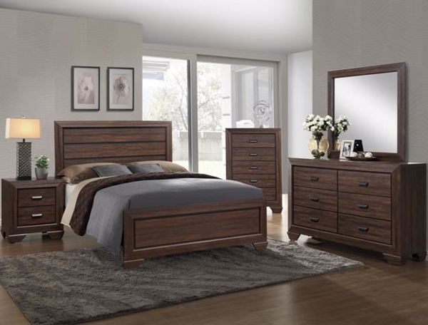 Picture of Farrow - Walnut Queen Bed