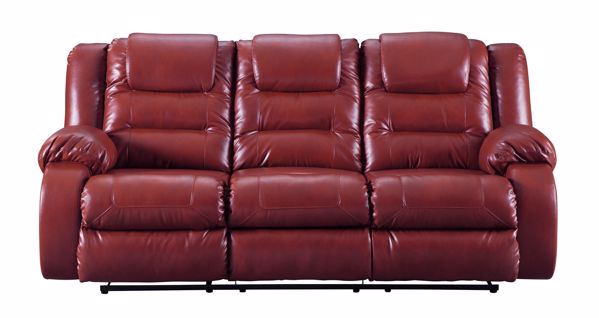 Ashley Vacherie Reclining Sofa Salsa