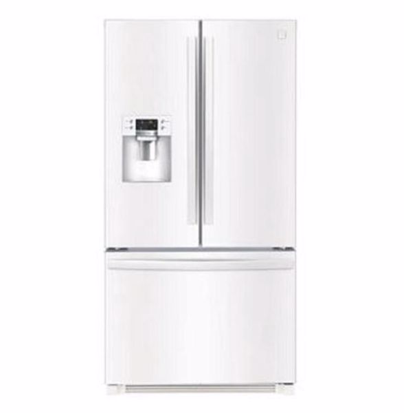26 Cu Ft White French Door Refrigerator Kimbrell S Furniture