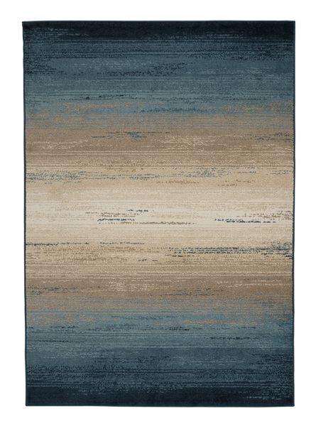 Picture of Ignacio - Blue & Tan Medium 5X7 Rug