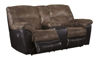 Picture of Follett - Coffee Reclining Console Loveseat