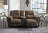 Picture of Follett - Coffee Reclining Console Loveseat