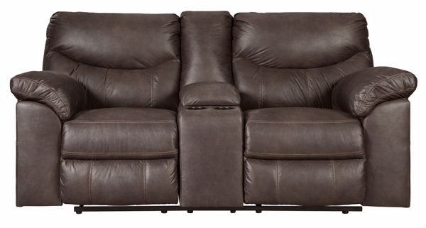 Picture of Boxberg - Teak Reclining Console Loveseat