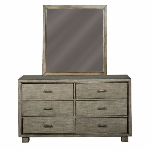 Picture of Arnett - Gray Dresser & Mirror