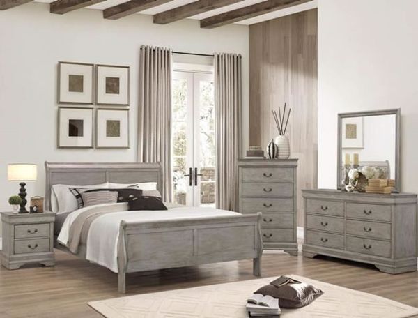 Picture of Louis Philip - Gray Queen Bed