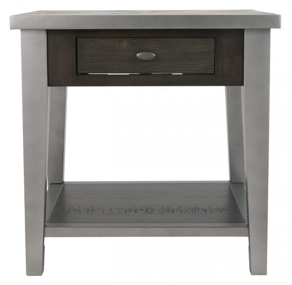 Picture of Branbury - Gray End Table