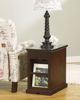 Picture of Laflorn - Dark Brown Chairside Table