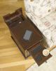 Picture of Laflorn - Dark Brown Chairside Table