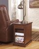 Picture of Laflorn - Light Brown Chairside Table
