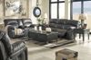 Picture of Dunwell - Steel Power Reclining Sofa