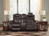 Picture of Warnerton - Chocolate Power Reclining Console Love