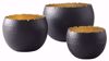 Picture of Claudine Black/Gold 3PC Bowl Set