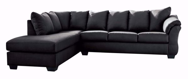 Picture of Darcy - Black RAF 2PC Sectional