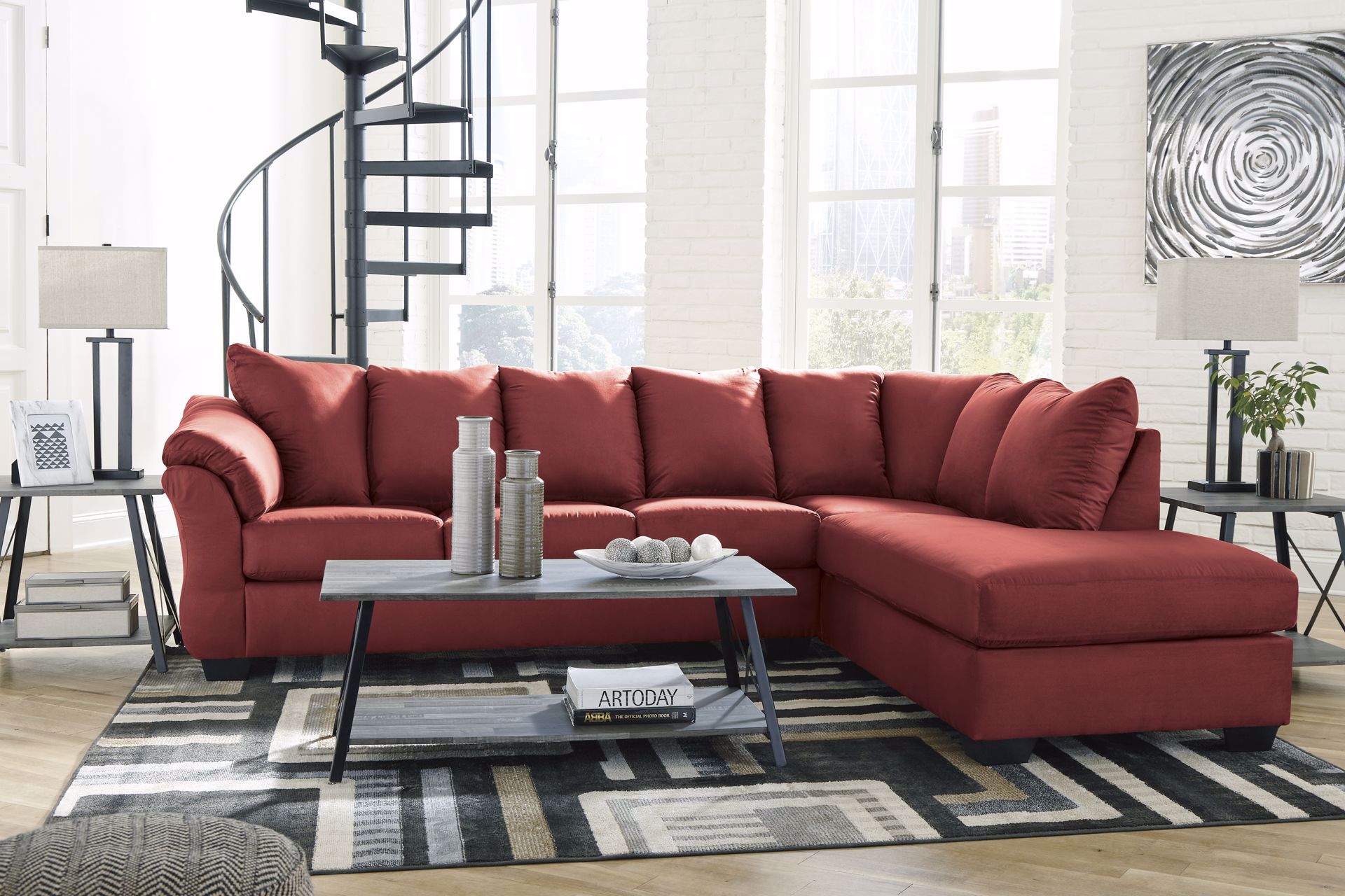 Darcy Salsa LAF 2PC Sectional Kimbrell's Furniture