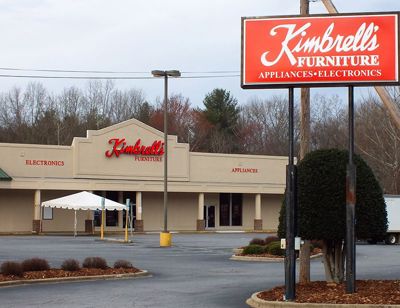 Entrance to Kimbrells in Morganton, NC