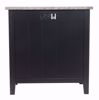 Picture of Diamenton - Black Marble Chairside Table