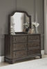 Picture of Adinton - Brown Dresser & Mirror