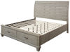 Picture of Naydell - Gray King Storage Bed