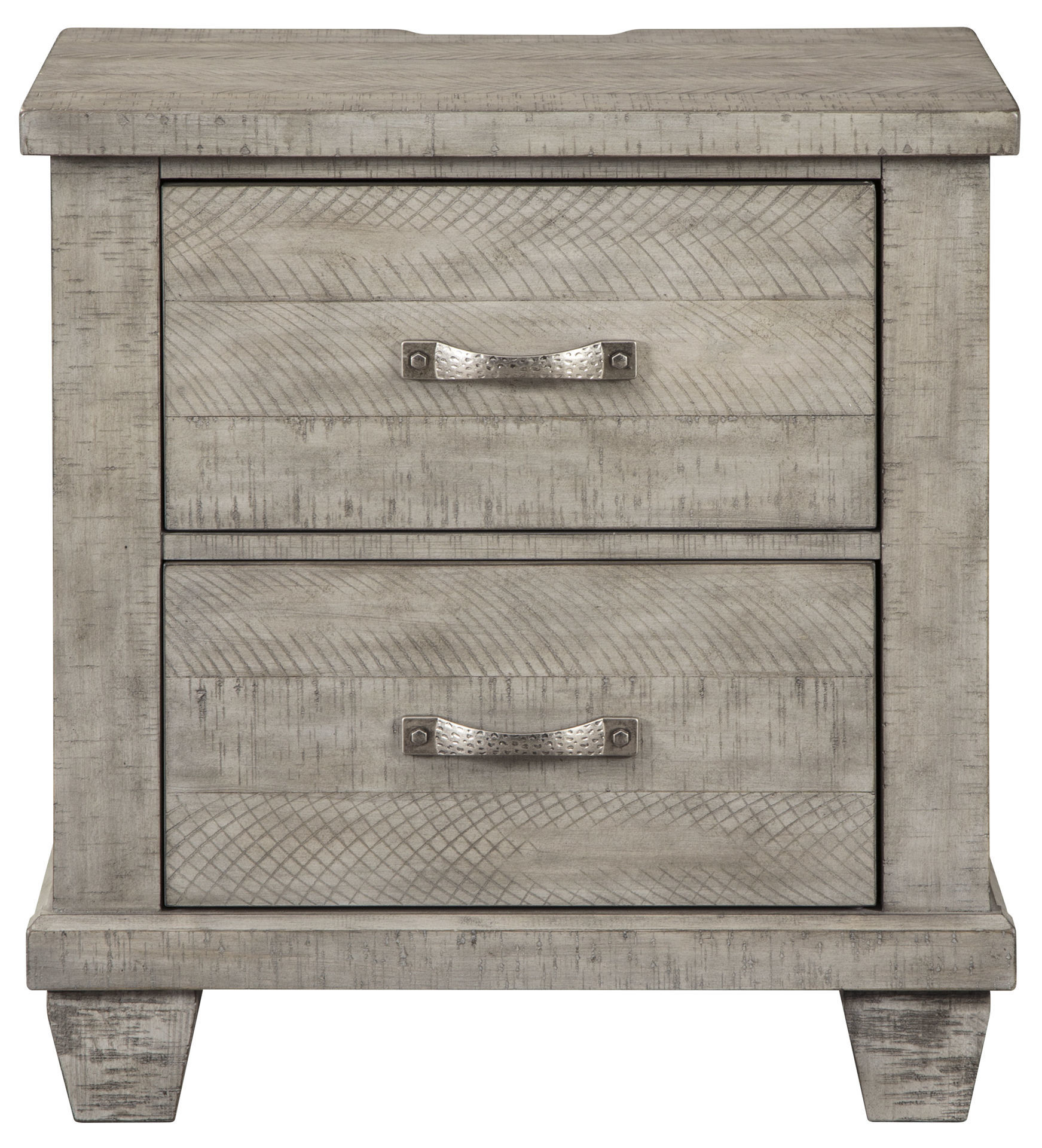 Naydell Gray 2 Drawer Nightstand Kimbrell's Furniture
