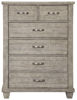 Picture of Naydell Gray 5 Drawer Chest