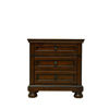 Picture of Begonia - Cherry 3 Drawer Nightstand