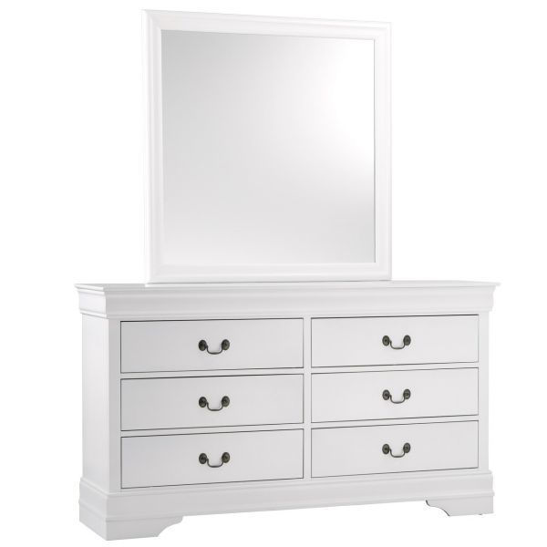 Picture of MAYVILLE WHITE DRESSER/MIRROR