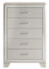 Picture of Lonnix - Silver 5 Drawer Chest