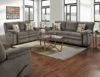 Picture of Tosh - Pewter Reclining Loveseat