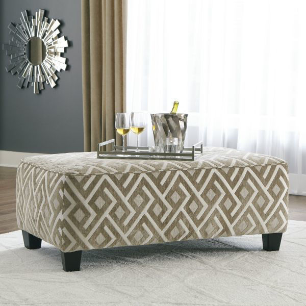 Picture of Dovemont - Putty Ottoman