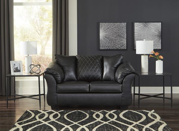 Picture of Betrillo - Black Loveseat