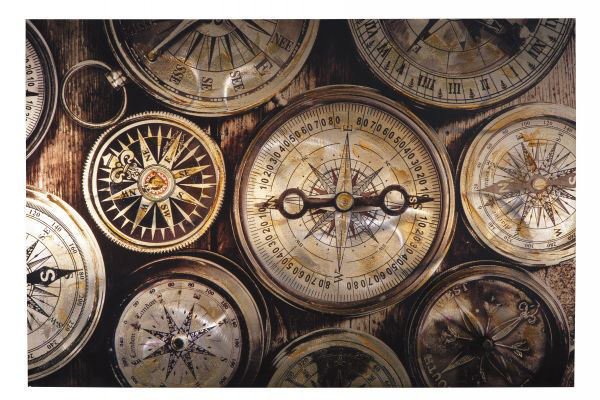 Picture of Jeaselle - Antique Compass Wall Art