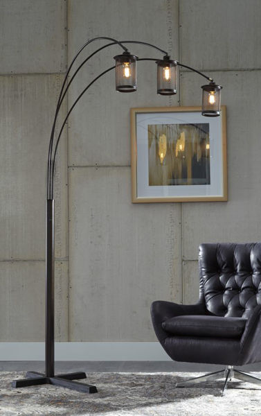 Picture of Maovesa - Bronze Arc Floor Lamp