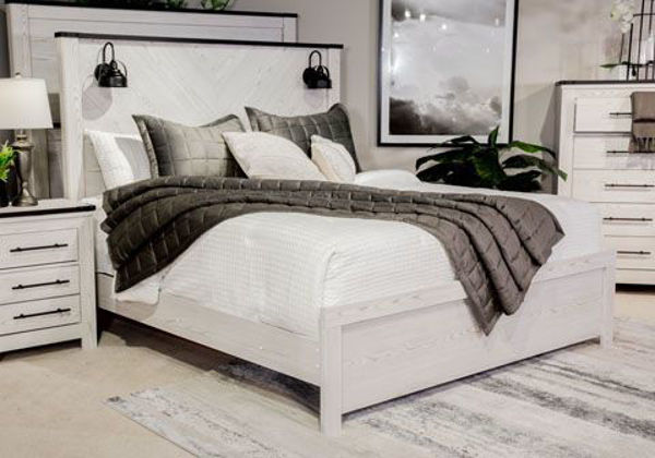 Picture of Schoenberg - White Queen Bed