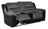 Picture of Earhart - Slate Reclining Loveseat with Console