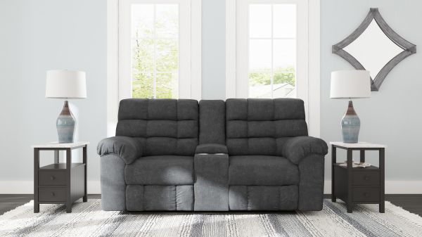 Picture of Wilhurst - Marine Reclining Loveseat with Console